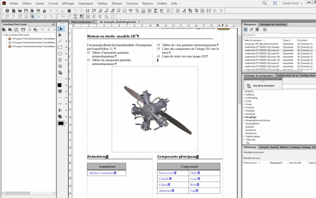 Saisie sur Framemaker par le Clavier Bleu, assistante indépendante en Alsace